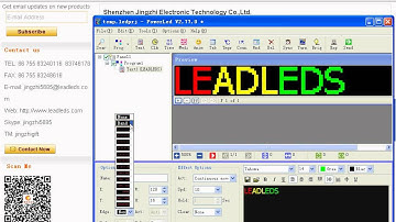 LLDP762 16128RGY Program Guide LED sign software
