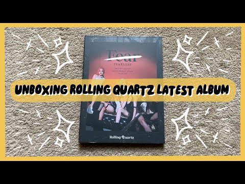 Unboxing Rolling Quartz 3rd Single Album 'Fearless' - YouTube