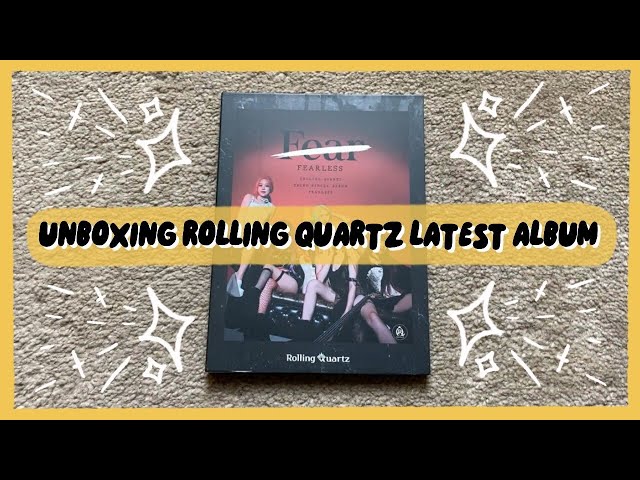 Unboxing Rolling Quartz 3rd Single Album 'Fearless' - YouTube