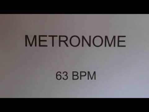 63 bpm metronome