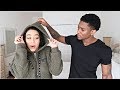 My Boyfriend Reacts To My New Hair! *cute reaction*