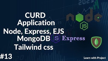 CURD Application Node  Express Ejs mongodb tailwind css  create post #13