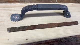 I Made a Door Handle From Scratch Using Only a Hammer and Anvil