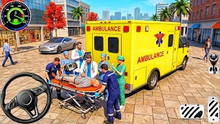 Ambulance City Rescue Simulator 3D Game - 911 US Emergency Ambulance Driving 3D - Android Gameplay screenshot 3