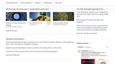 Update your D2L Profile