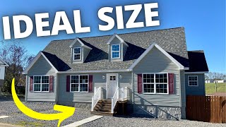 A 2 story modular home that's the IDEAL size! This house is so COZY! House Tour
