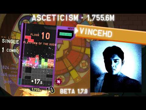 [QP] Asceticism, 1,755.6m by VinceHD - TETR.IO High Level Replays