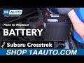 How to Replace Battery 14-17 Subaru Crosstrek