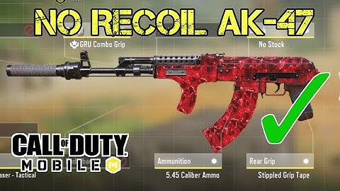 Best No Recoil AK-47 Gunsmith & Gameplay in COD Mobile | Call of Duty Mobile