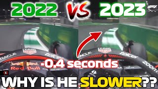 WHY was PEREZ 2023 SLOWER in QUALIFYING than in 2022? | F1 Saudi Arabia GP 2023