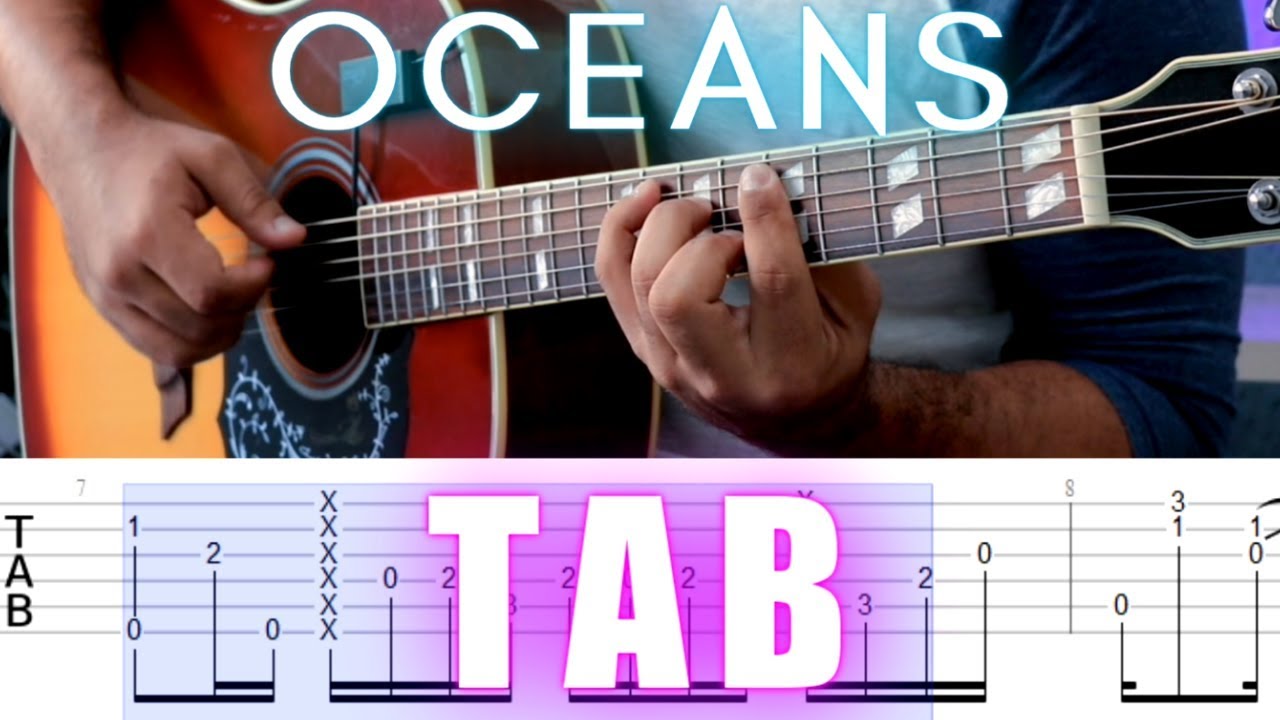 COMO TOCAR OCEANS (Oceanos) Aula de Violão Fingerstyle Gospel YouTube