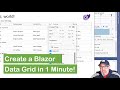 Create a Blazor Data Grid in Less Than 1 Minute!