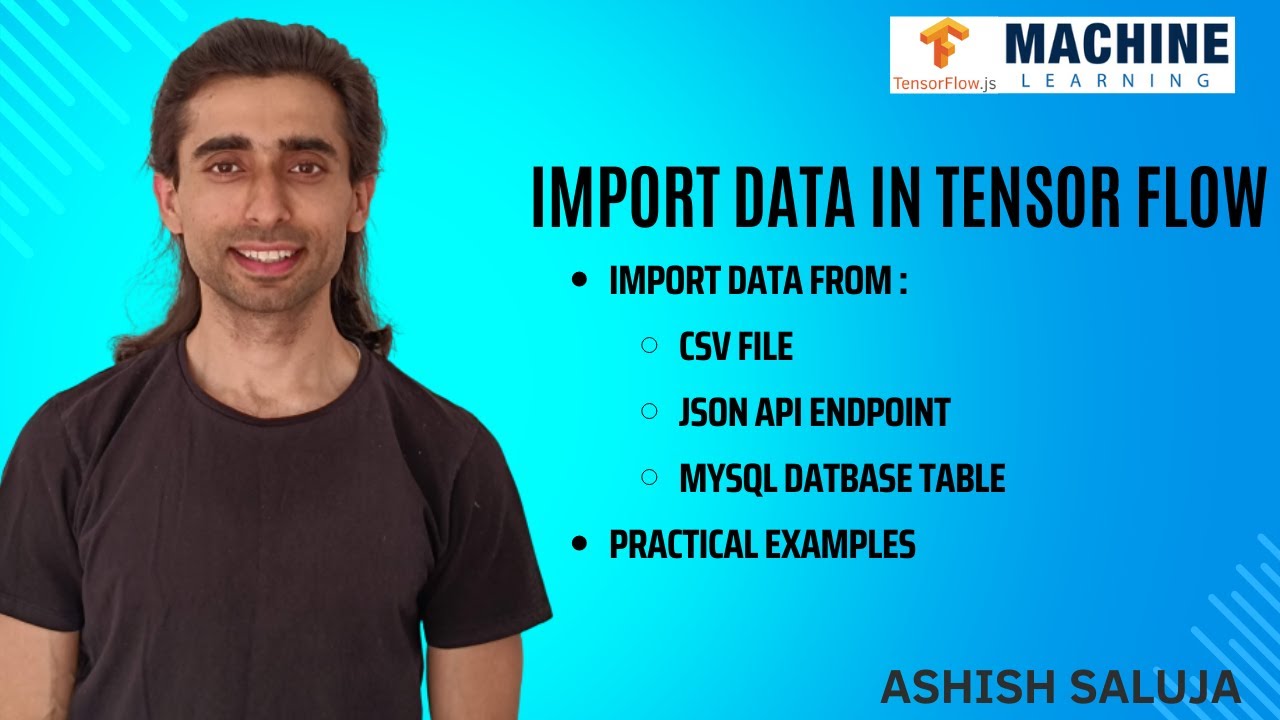 Importing Data for Machine Learning in TensorFlow.js | CSV, JSON, MySQL ...
