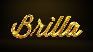 Efecto de Texto Dorado Brillante  | Cómo Crear Efecto de Texto Oro en Photoshop cc