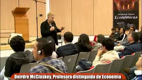 Conferencia Deirdre McCloskey 'Statistical Significance'