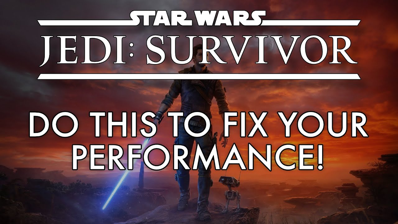 Fix your performance in Star Wars Jedi Survivor now! - YouTube