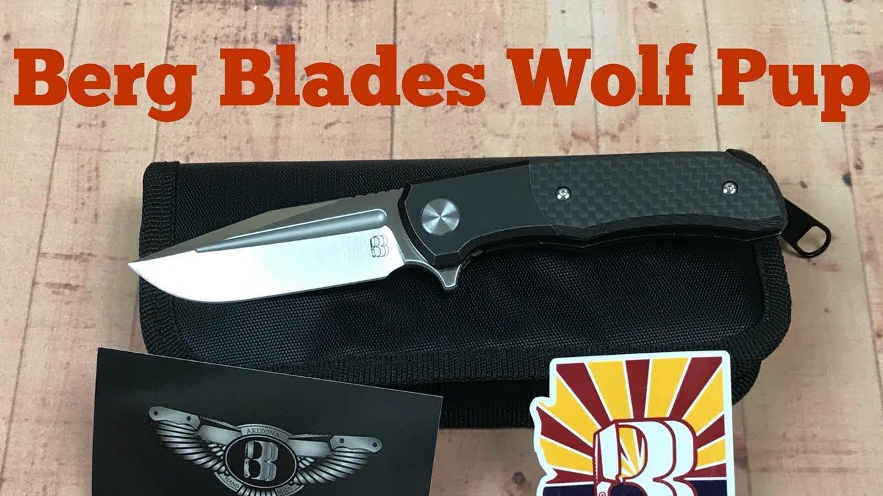 Berg Blades Wolf Pup Knife Iron Wolf gone small ..One of the finer small knives on the market