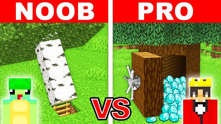 NOOB vs PRO: SECRET TREE HOUSE Build Challenge in Minecraft!