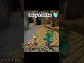 baby zombie🥶 vs skeleton, me             #minecraft #mlg #gaming #clutch #shorts #zombie