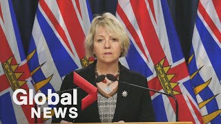 Coronavirus: BC health officials report Monday case numbers | FULL