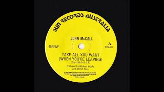John McCall - Take All You Want