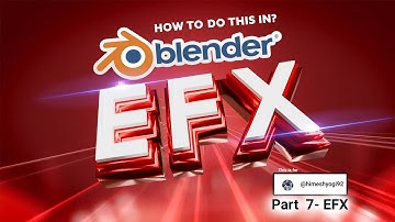 🎬 Part 7 | Blender | Speedlines | Effect |Tutorial | Tamil | Beginner | EFX
