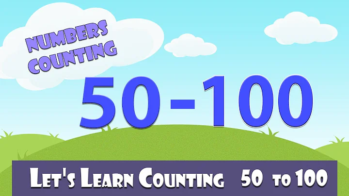 Learn To Count 50 - 100 | Numbers Counting | Learn Counting 50 - 100 In English #catrackkidstv