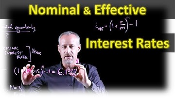 Nominal and Effective Interest Rates - Engineering Economics Lightboard