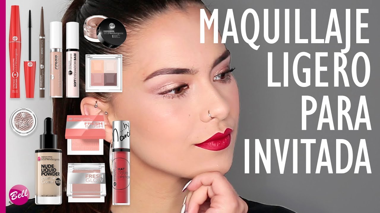MAQUILLAJE PARA INVITADA DE BODA LIGERO en tonos neutros