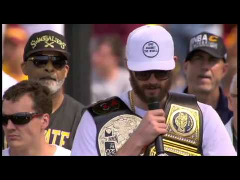 Kevin Love talks at Cleveland Cavaliers Championship Rally - 동영상