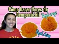 💐Cómo hacer flores de Cempasúchil || Papel crepé y papel china || Día de muertos