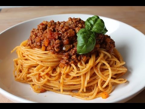 Wat eten we? Pasta Bolognese. 