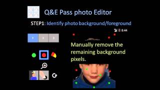 Q&E Passphoto (android app) - new passphoto editor functionality tutorial screenshot 4
