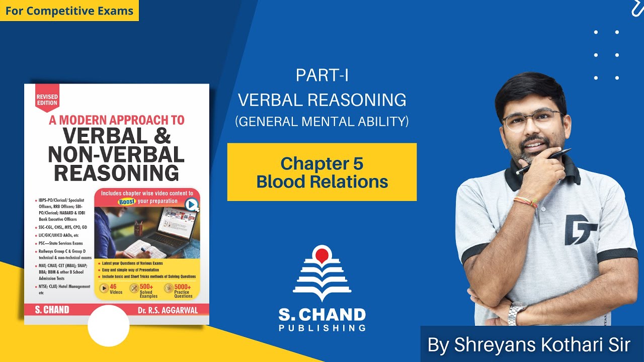 Blood Relations | PART-I: VERBAL REASONING | General Mental Ability ...