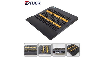 YUER™️ Console On 2 MA Pc Fader Wing DJ Disco Stage Light 512DMX Controller