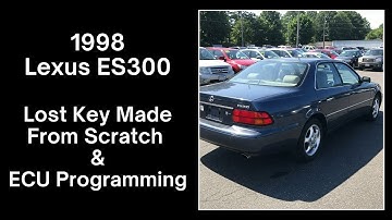 1998 Lexus ES300 | Key Solution For All Keys lost | Key Replacement Made And Ecu Re-programmed!