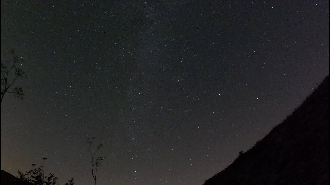 Perseid Meteor Shower 2023 & Gopro Hero11 Black Night Lapse meteor 