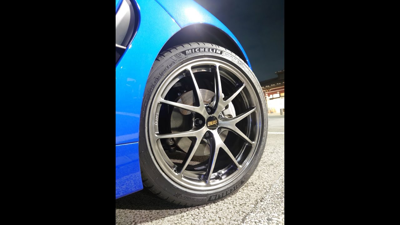 新型BRZ Rグレード（6MT）にBBS RI-A（037）を装着！ 美浜サーキットで