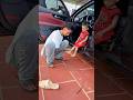 Thằng em 2 tuổi từ bé không chịu đeo dép đi chơi và cái kết #challenge #funny #shortvideo