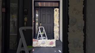 DIY Skull Front Door Display