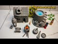 DIY How to Make Polymer Clay Miniature House, Kitchen set, Water well, charpai |Indian village House
