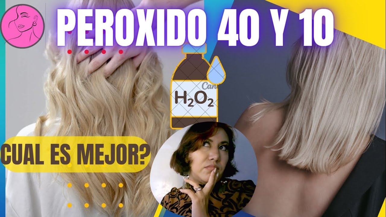 🤔👆 DECOLORACION con peroxido de 40 y 10 volumenes CUAL DEBES USAR