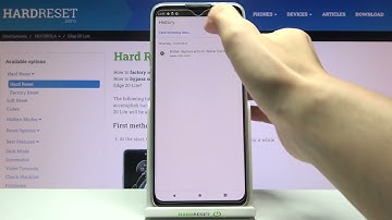 How to Clear Browsing Data in MOTOROLA Edge 20 Lite – Remove Browsing History