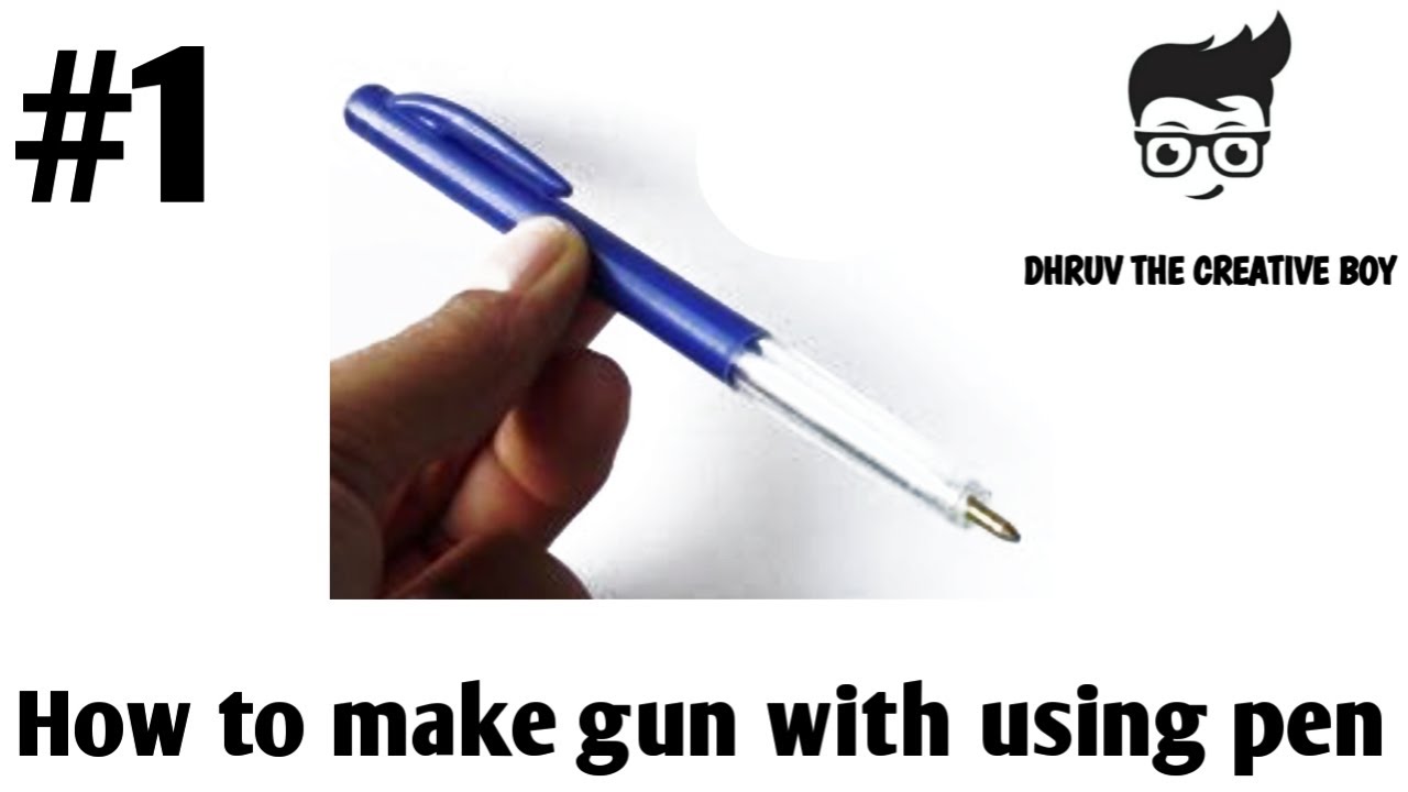 How to make pen gun first video 😊 YouTube