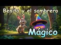 Benito encuentra un sombrero mágico llamado Sombrerín que cambia su vida
