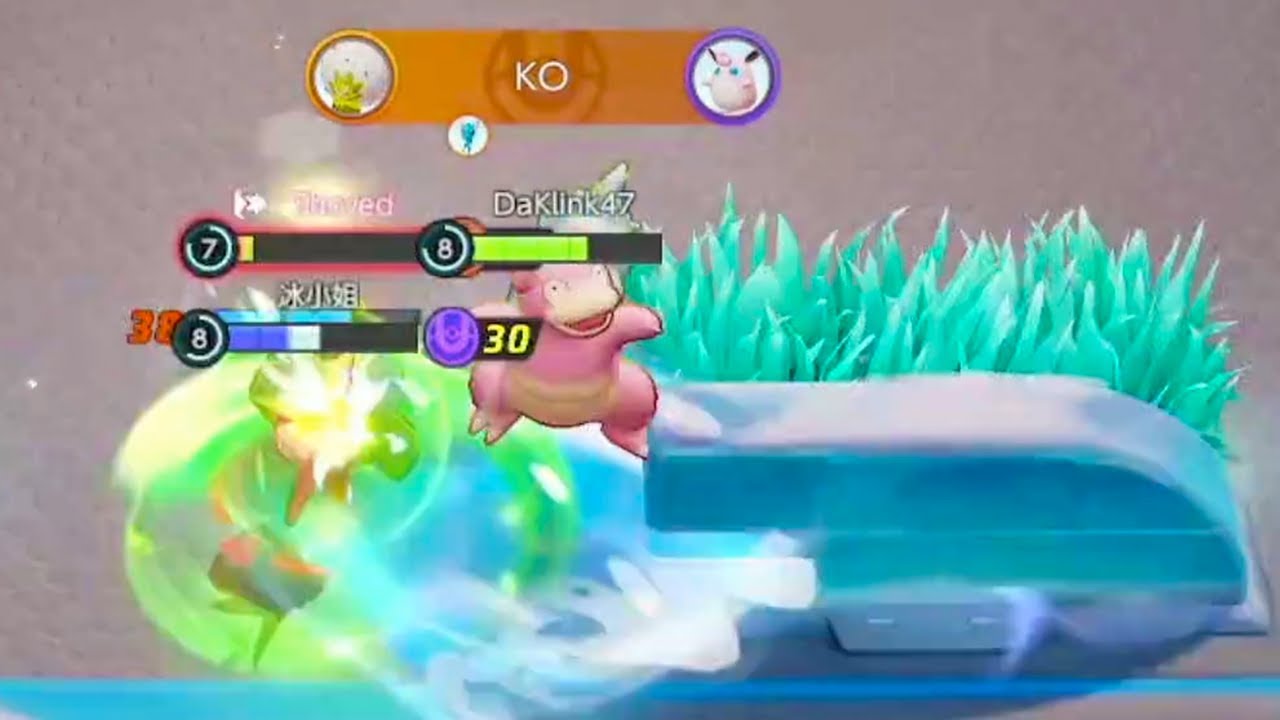 Slowbro getting the Triple Kill AND the Clip