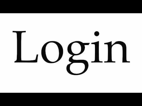 How to Pronounce Login