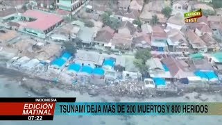 Indonesia: Tsunami leaves more than 200 dead and 800 injured