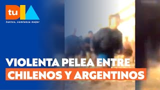 Chilenos Y Argentinos Protagonizan Violenta Pelea En Plena Playa De Reñaca Tu Día