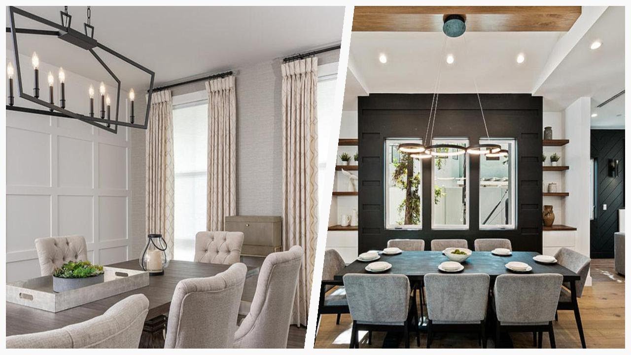75 Wall Paneling Dining Room Design Ideas You'll Love 🪴 - YouTube